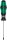 Torx®-TH (mit Bohrung) Schraubendreher Wera 3867 BO Kraftform Plus-Serie 300, Klinge rund, Black Point-Spitze, T25H x 100 mm