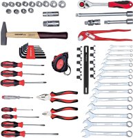 Werkzeugkoffer GEDRORE red R21650057 SCHRAUBER, 57-teilig