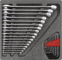 Ringmaulschlüssel- und Winkelschraubendrehersatz...