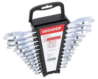 Doppelmaulschlüsselset GEDORE red 12-teilig, kurz SW 6-32mm