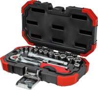 Steckschlüssel-Satz GEDORE red R49003016, 16-teilig 1/4"