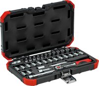 Steckschlüssel-Satz GEDORE red R49003033, 33-teilig 1/4"