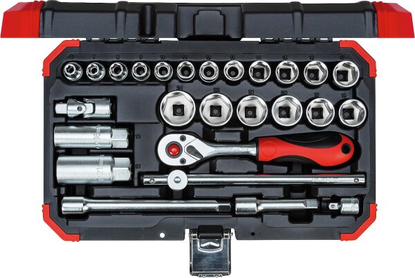 Steckschlüssel-Satz GEDORE red R59003026, 26-teilig 3/8"