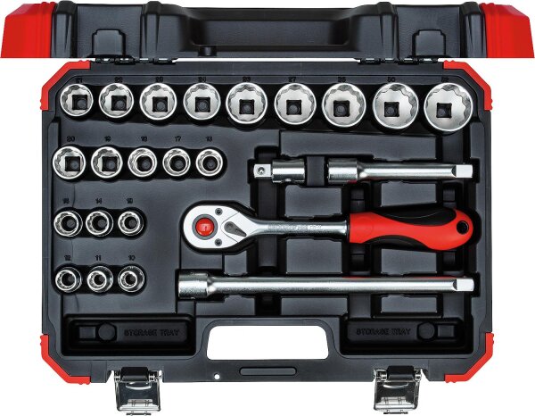 Steckschlüssel-Satz GEDORE red R69013024, 24-teilig 1/2"