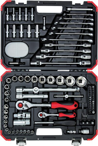 Steckschlüssel-Satz GEDORE red R46003092, 92-teilig 1/4" und 1/2"