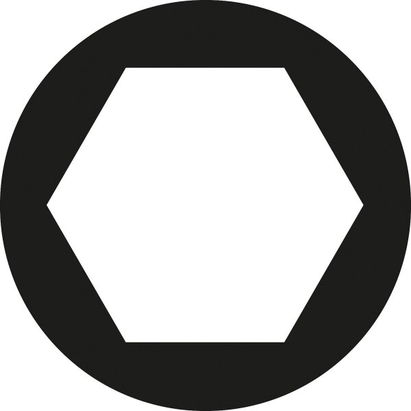 Kraftschraubereinsatz GEDORE red 1/2" 6-kant, kurz, SW=21 L=38mm