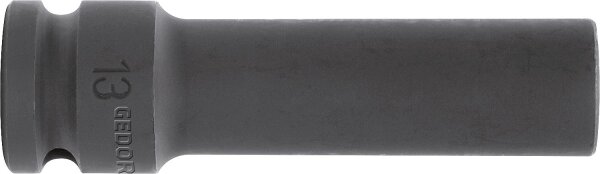 Kraftschraubereinsatz GEDORE red 1/2" 6-kant, lang, SW=13 L=78mm