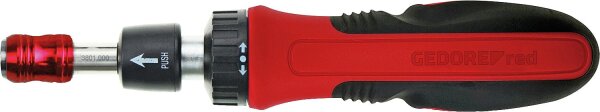 Knarren-Schraubendreher GEDORE red 1/4" mit Teleskopklinge 183mm - 287mm