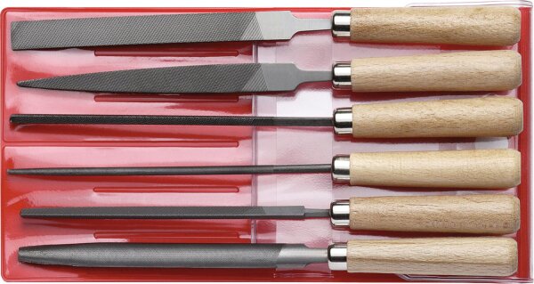 Schlüsselfeilensatz GEDORE red 6-teilig