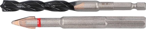 Fliesen-Betonbohrer Alpen, C-Protector, Anti-slip Schaft Sechskant d=10mm