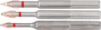 Fliesenbohrer-Set Alpen 3-tlg C-Protector, Anti-slip...