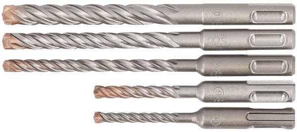 Hammerbohrer Alpen SDS-Plus Force X, 5-6x110, 6-8-10x160 5-teilig