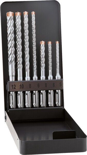 Hammerbohrer Alpen SDS-Plus Force X, 5-6-8x110, 6-8-10-12x160 7-teilig
