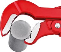 S-Maul Rohrzange KNIPEX rot pulverbeschichtet, L: 420mm