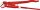 S-Maul Rohrzange KNIPEX rot pulverbeschichtet, L: 245mm