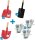 Schaufel-Spaten-Set 6-teilig 2x Schaufel, 1x Spaten, 3x Arbeitshandschuhe (Paar)