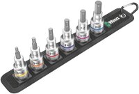 Steckschlüsselsatz WERA Belt 1/2", Innensechskant SW 4-10 mit Haltefunktion