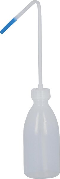 Kunststoff-Flasche mit abgekröpftem Spritzrohr 250 ml