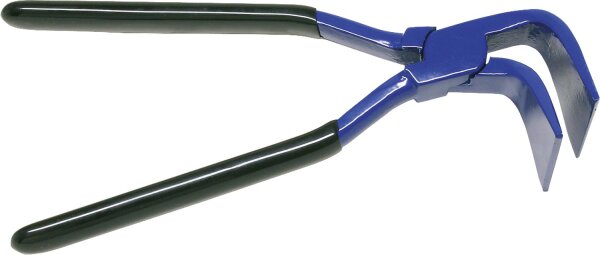 Falzzange, 90°gebogen, geschmiedet, lackiert Maulbreite 60mm/ L=260mm