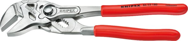 Zangenschlüssel 180 mm mit schmalen Backen