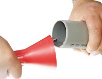 Rohr-Entgrater, innen u. außen für Kunststoffrohre, Ø 32-50 mm