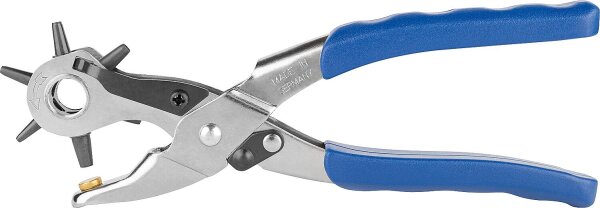 Revolverlochzange mit 6 Lochpfeifen