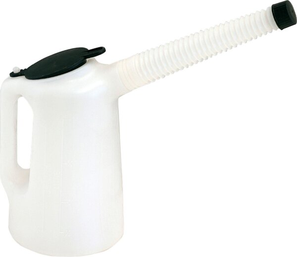 Messbecher 1 ltr. mit flexiblem Auslauf und Verschluss