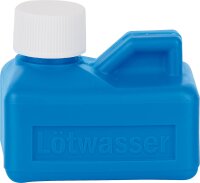 Lötwasserflasche Material PE-HD, Farbe blau Inhalt...