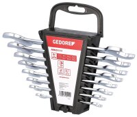 GEDORE red Doppel-Maulschlüssel- Satz, 8-tlg., 6 x 7 - 20 x 22
