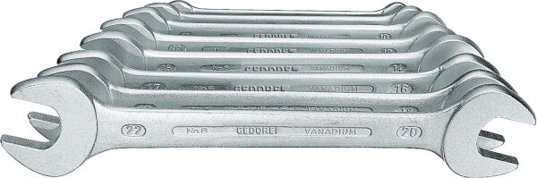 Doppel-Maulschlüssel-Satz 12-tlg. SW 6x7 - 30x32 (G)