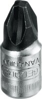Gedore Schraubendrehereinsatz 1/4" Kreutzschlitz 2...