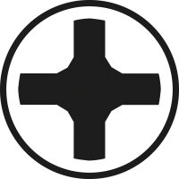Schraubendreher-Einsatz 1/2 " Kreuzschlitz 3 PH (G)