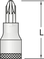 Schraubendreher-Einsatz 1/2 " Kreuzschlitz 3 PH (G)