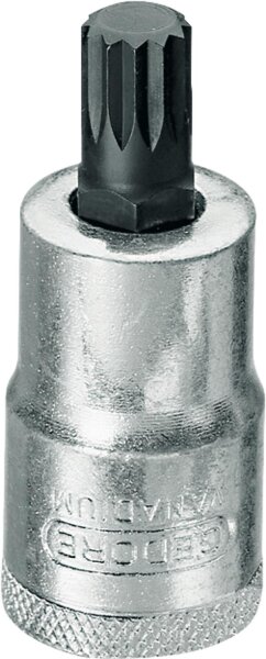 Schraubendreher-Einsatz 1/2 " Innenvielzahn Größe 12 (G)