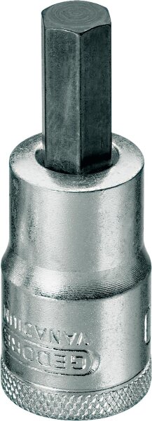 GEDORE Schraubendreher-Einsatz 1/2 Sechskant Größe 6 mm Art.Nr. IN 19 6