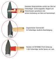 Habero Schlosserhammer Rotband- Plus 2000 g Art.Nr. 600...