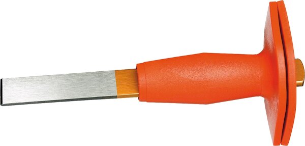 Habero Schlitzmeißel mit Hand- schutz Länge 240 mm