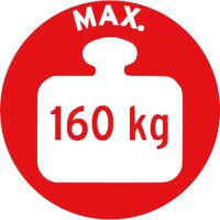 Teleskop-Arbeitsbock,MB 160 H faltbar, H. 82-130cm, max....
