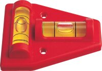 Kreuzwasserwaage K 5 aus Kunststoff 45mm x 60mm, 2...