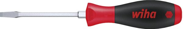Schlitz-Schraubendreher wiha 308 SoftFinish®, Klinge Sechskant, SL4,5 x 0,8 x 90 mm