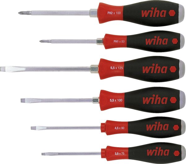 Schlitz/Phillips Sechskant- Schraubendrehersatz 6-tlg. Typ 530HK6