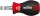 Schlitz-Schraubendreher Stubby wiha 302SY SoftFinish®, Klinge rund, ChromTop®-Spitze, SL6,5 x 1,2 x 25 mm