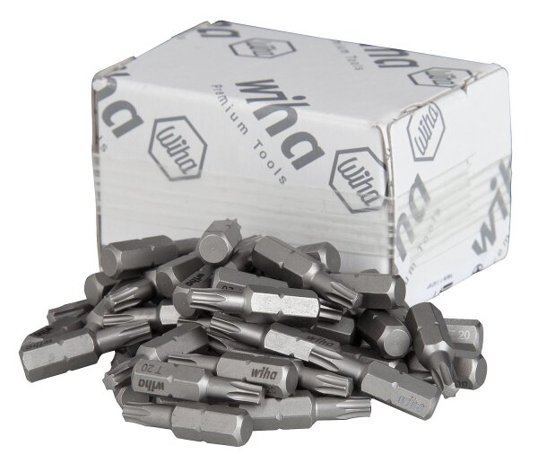 Torx®-Bit wiha 7929ZT Standard mit 1/4"-Antrieb, kurz, T20 x 25 mm, VPE = 50 Stück