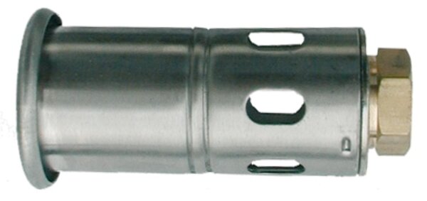 Brennerkopf aus Edelstahl M 20 x 1i / Dm 60 mm