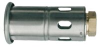 Brennerkopf aus Edelstahl M 20 x 1i / Dm 60 mm