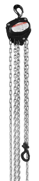 GEWA-Stirnradflaschenzug WHS 0.25 verzinkte Kette, Tragkraft 250 kg, Hubhöhe 3,00 m, Gewicht ca. 3.2 kg