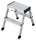 Doppel-Klapp Tritt Rolly Arb.Höhe 2,45 m Standhöhe 0,44 m 2x2 Stufen