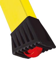 Doppel-Klapp Tritt Rolly Arb.Höhe 2,65 Standhöhe 0,65 2x3 Stufen