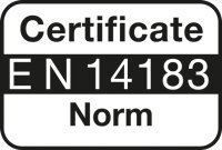 Stufen-Steh-Leiter Arb.Höhe 2,85 Standhöhe 0,85 Länge 1,60, 4 Stufen