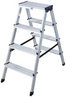 Stufen-Doppel-Leiter Arb.Höhe 2,22 m Standhöhe...